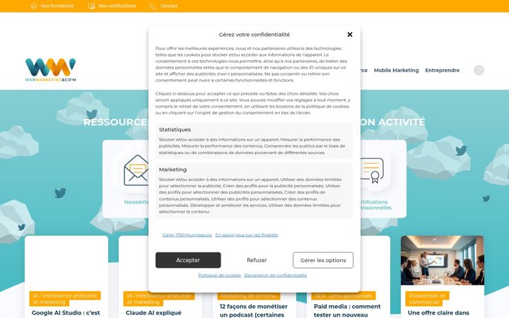 Zrzut ekranu webmarketing-com.com