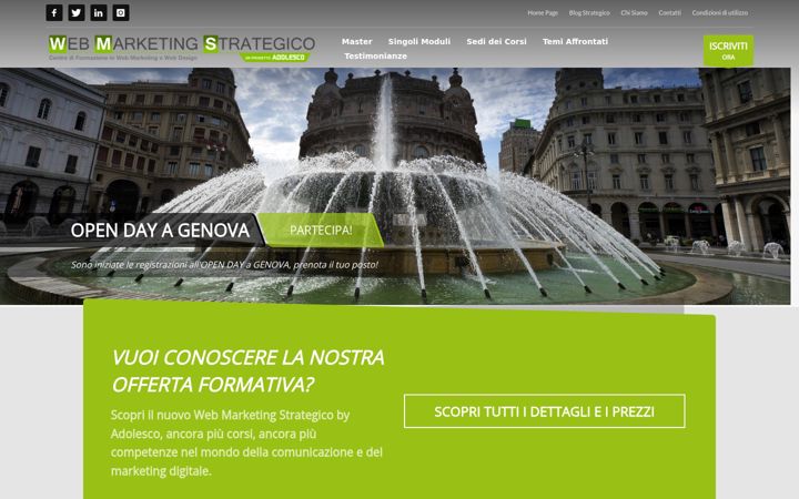 Snimka zaslona za webmarketingstrategico.net