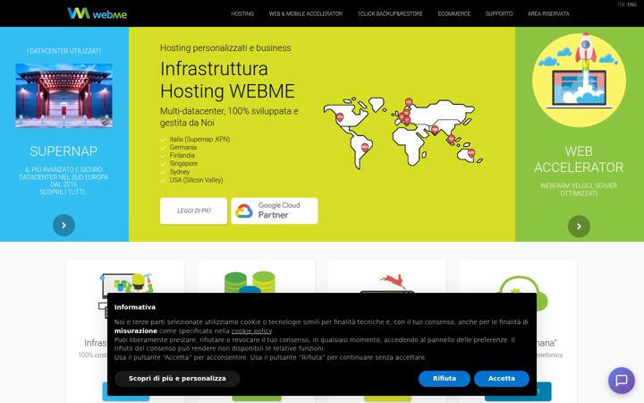 Screenshot von webme.it