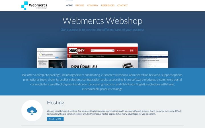 Screenshot of webmercs.com