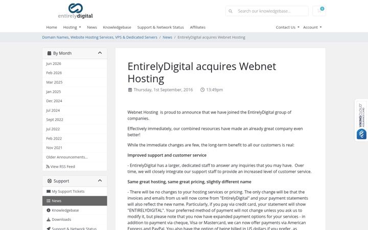 Screenshot of webnethost.net