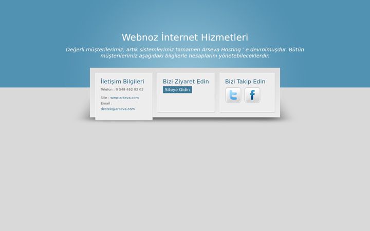 Screenshot of webnoz.com