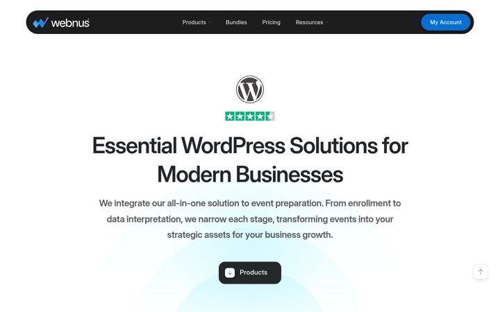 Screenshot of webnus.net