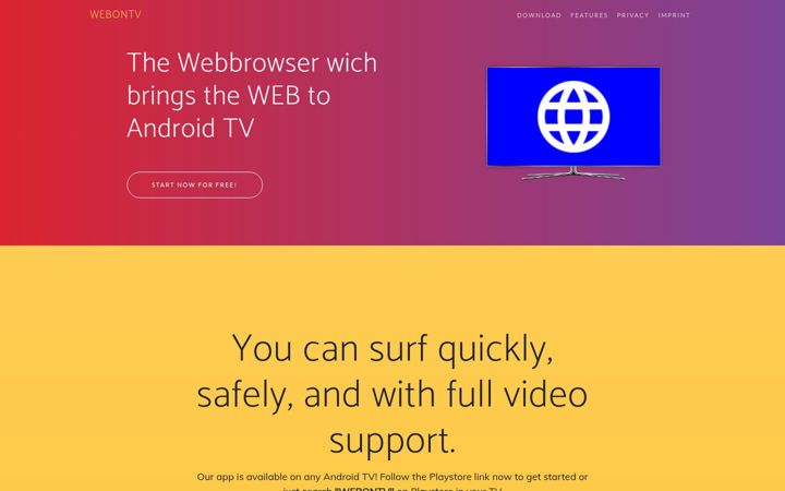 Screenshot of webontv.net