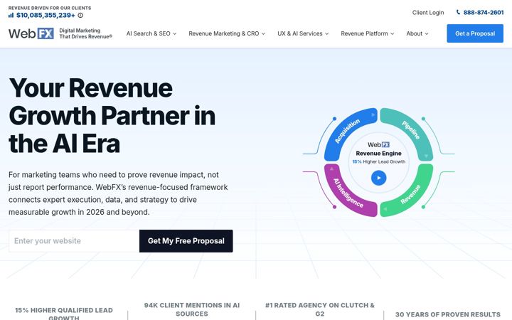 Screenshot of webpagefx.com