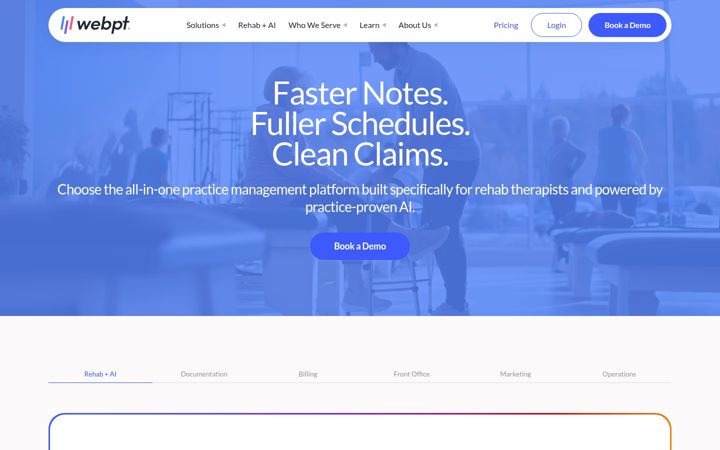 Screenshot of webpt.com