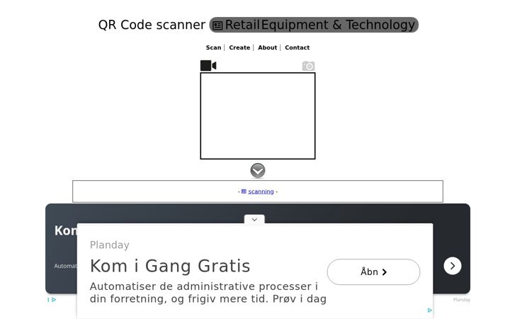 Screenshot of webqr.com