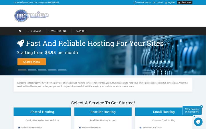 Screenshot of webserverbox.com