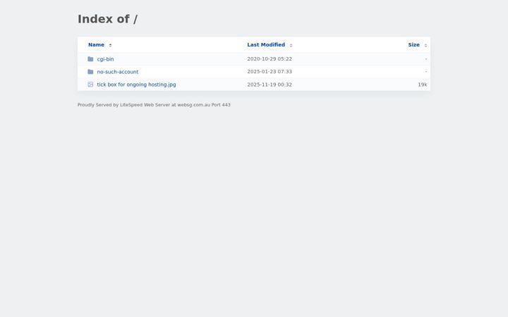 Screenshot of websg.com.au