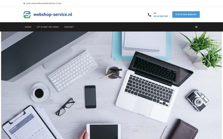 Ekrano kopija webshop-service.nl