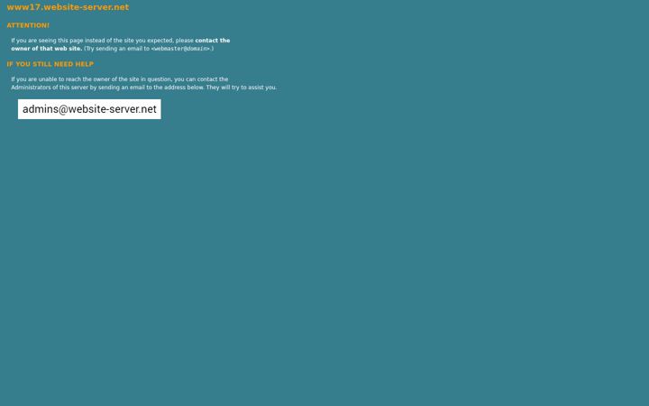 Screenshot of website-server.net