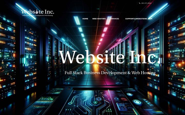 Screenshot of websiteinc.com