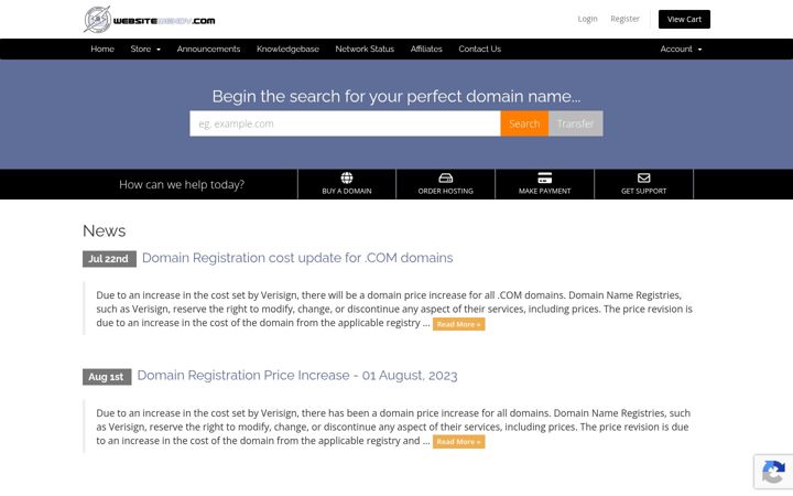 Screenshot von websitewendy.com