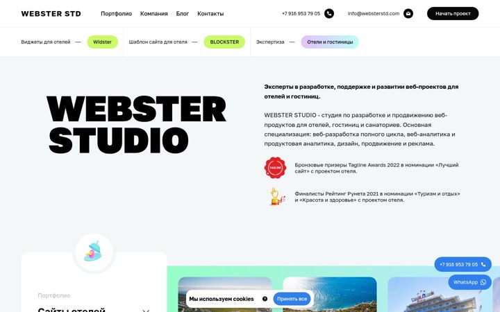 Zrzut ekranu websterstd.ru
