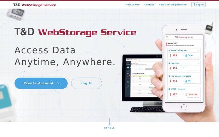 Screenshot of webstorage-service.com