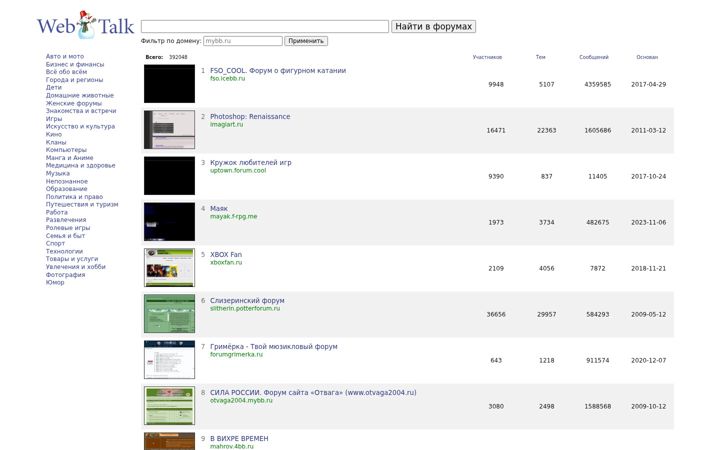 Screenshot of webtalk.ru
