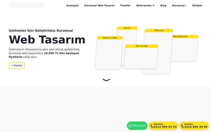 Screenshot of webtasarim34.com