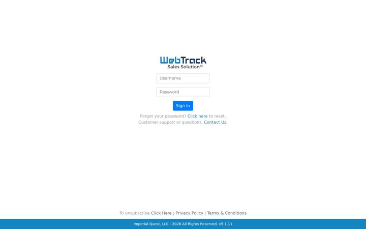 Snímek obrazovky webtrackiq.com