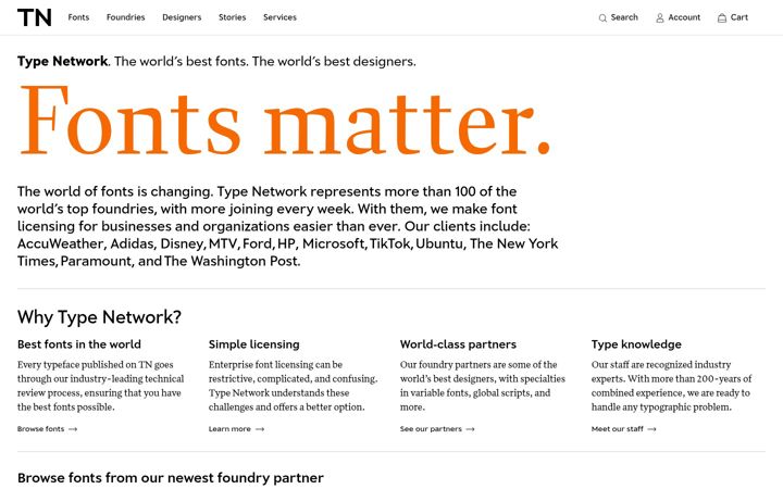 Screenshot of webtype.com