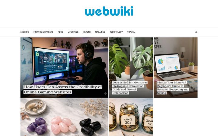 Screenshot του webwiki.com