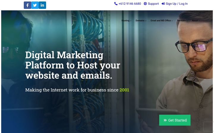 Screenshot of webworx.net.au