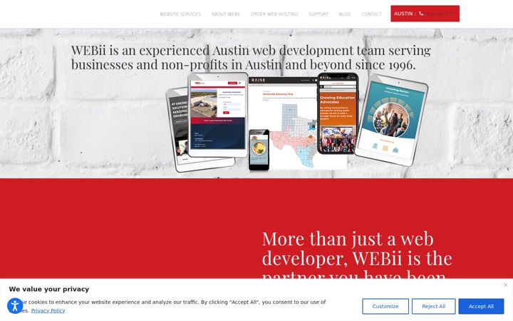 Screenshot of webxess.net