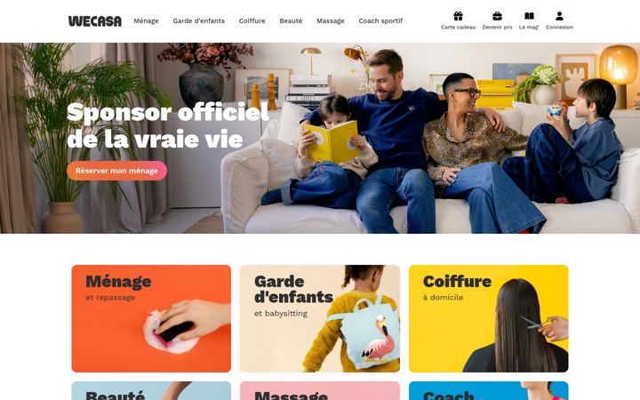 Screenshot of wecasa.fr