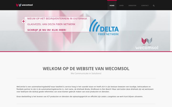 Screenshot of wecomsol.nl