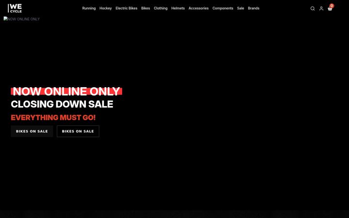 Screenshot of wecycle.co.uk
