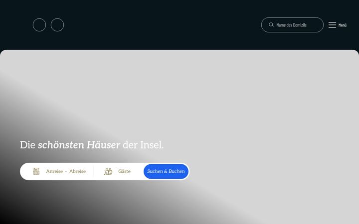 Screenshot von wedell-sylt.de