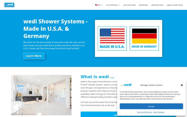 Screenshot of wedicorp.com