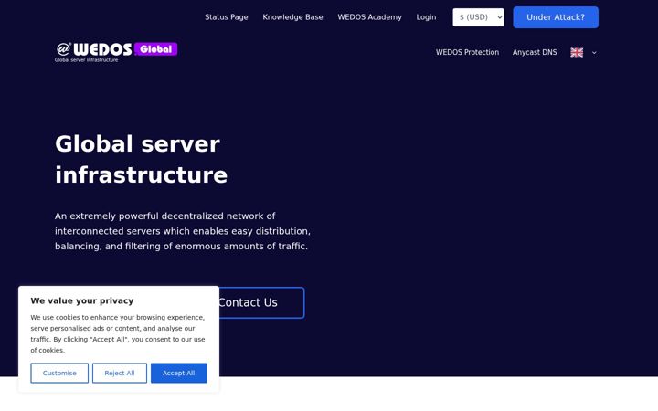 Screenshot of wedos.global