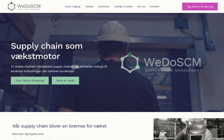 Screenshot του wedoscm.com
