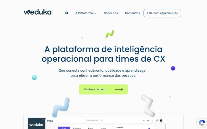 Screenshot of weduka.com.br
