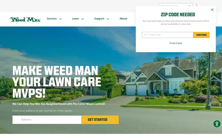 Screenshot of weedman.com