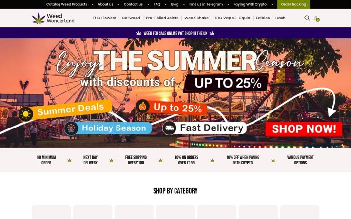 Screenshot of weeduality.com