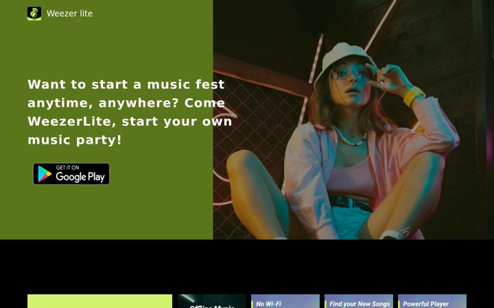 Screenshot of weezerlite.com