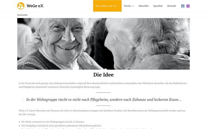 Screenshot of wege-em.de
