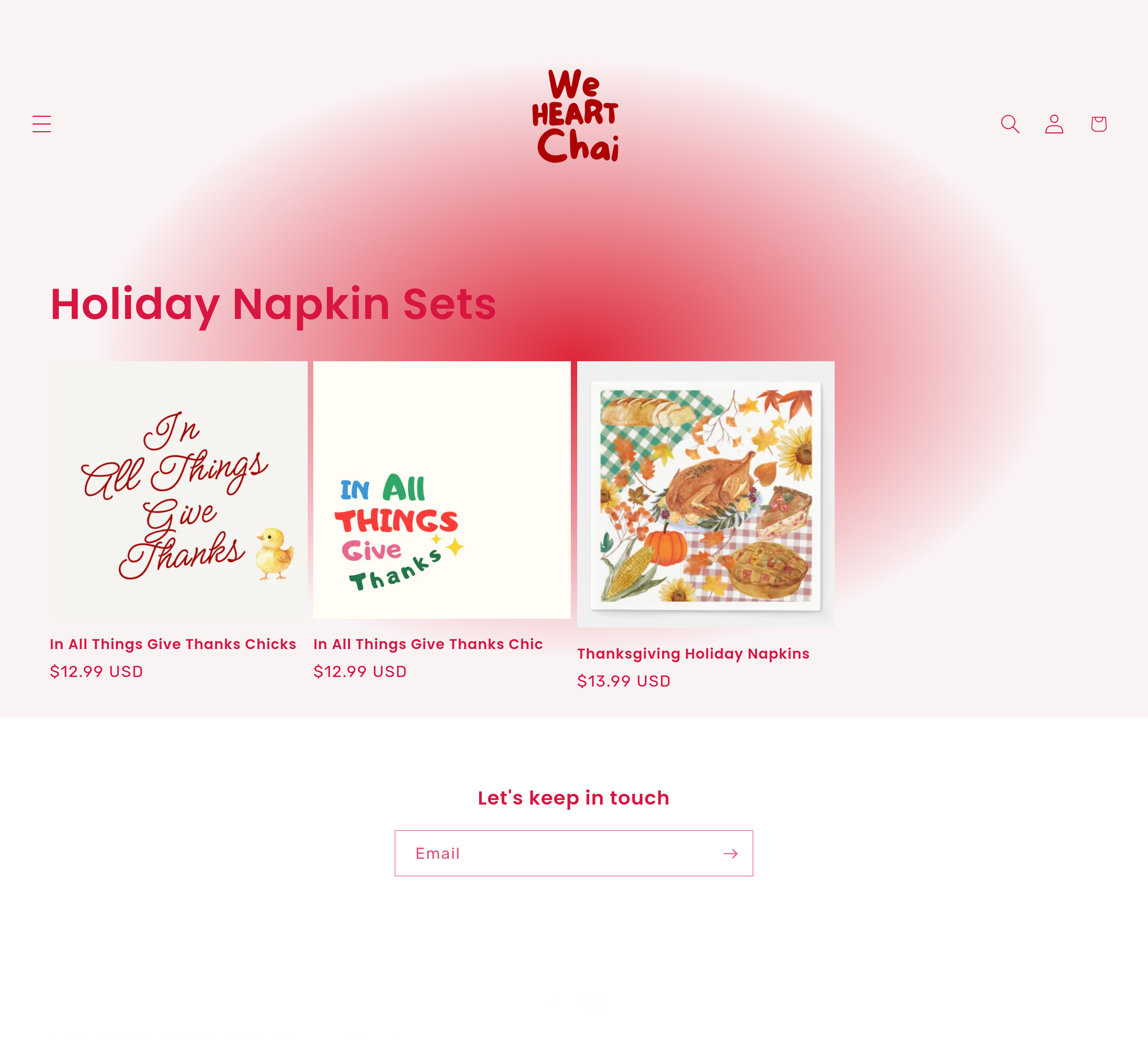 Screenshot of We Heart Chai