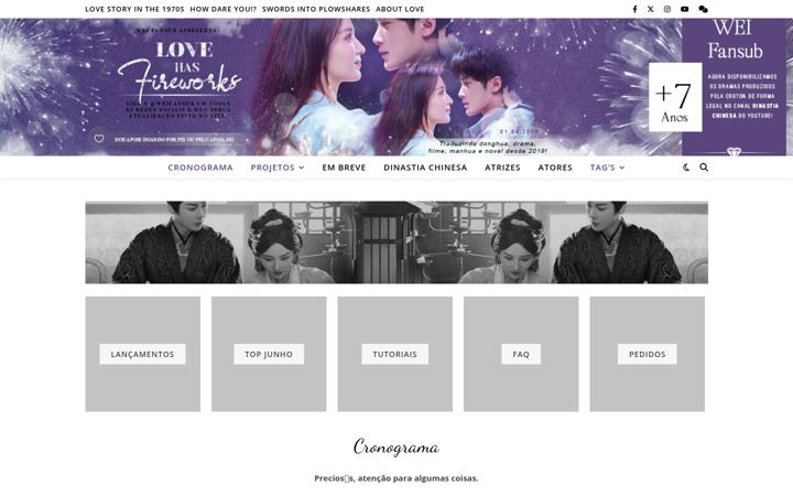Screenshot of weifansub.com.br