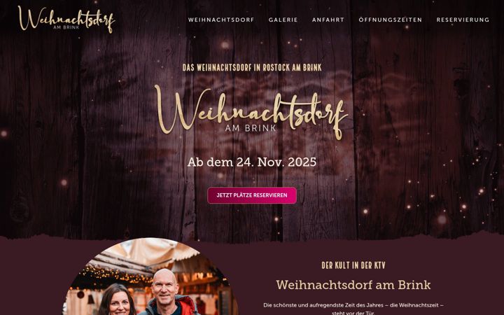 Ekrano kopija weihnachtsdorfambrink.de