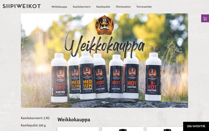 Snimka zaslona za weikkokauppa.fi