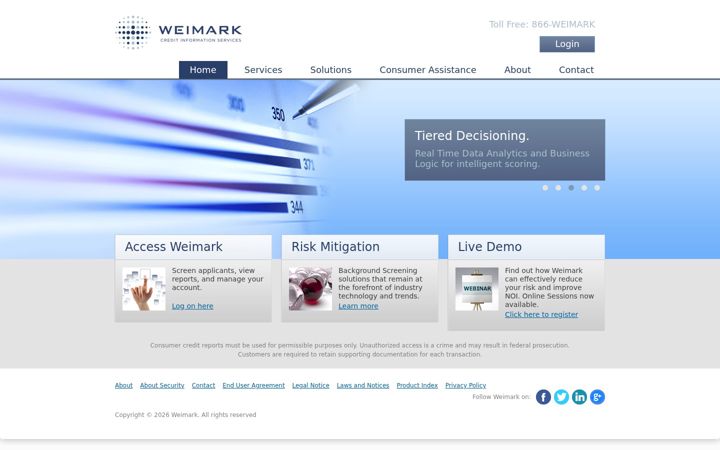 Screenshot of weimark.com