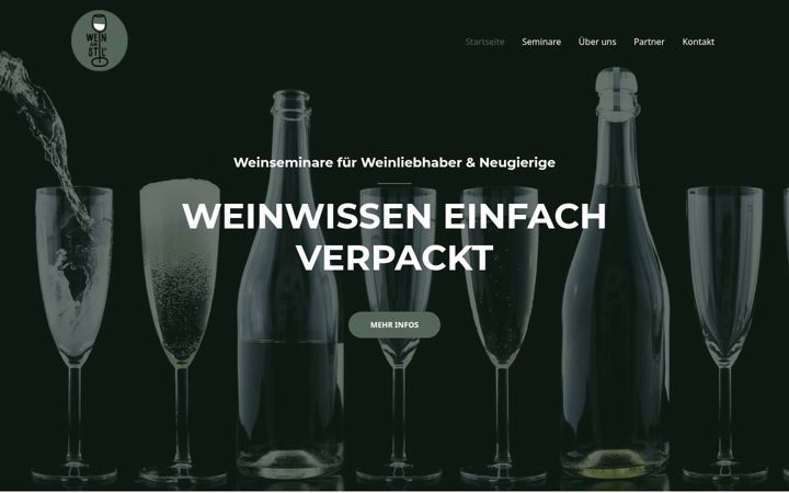 Screenshot of weinamstil.de