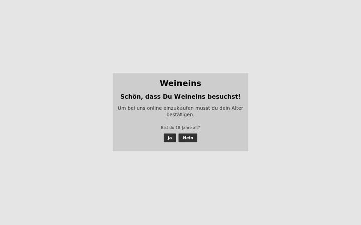Skærmbillede af weineins.com