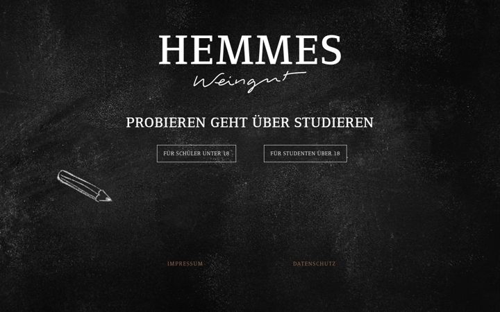 Ekraanipilt saidist weingut-hemmes.de