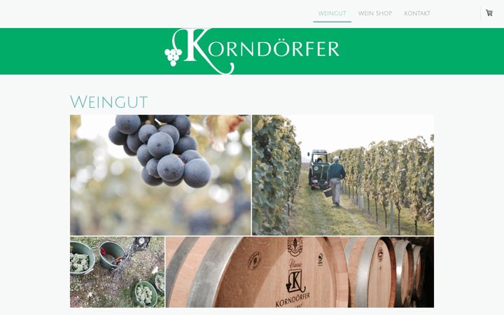 Screenshot of weingut-korndoerfer.de