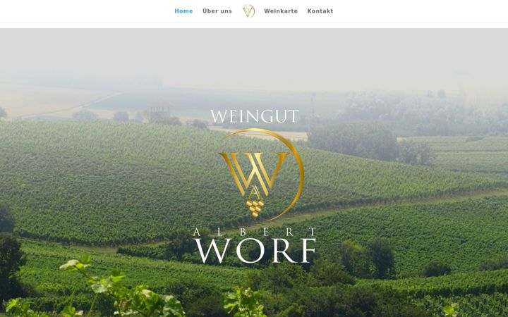 Snímek obrazovky weingut-worf.de