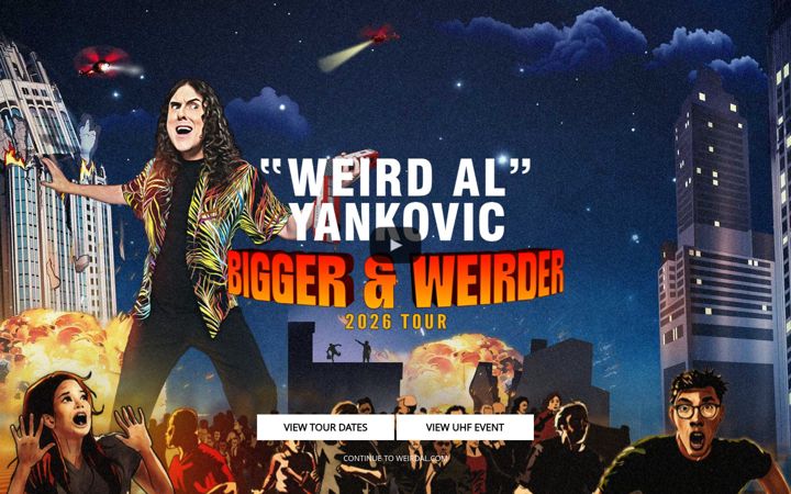 Screenshot of weirdal.com