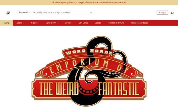 Capture d'écran de weirdandfantastic.com